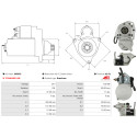 Motorino avviamento John Deere E400_1
