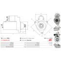 Motorino avviamento KIA BESTA Van_1